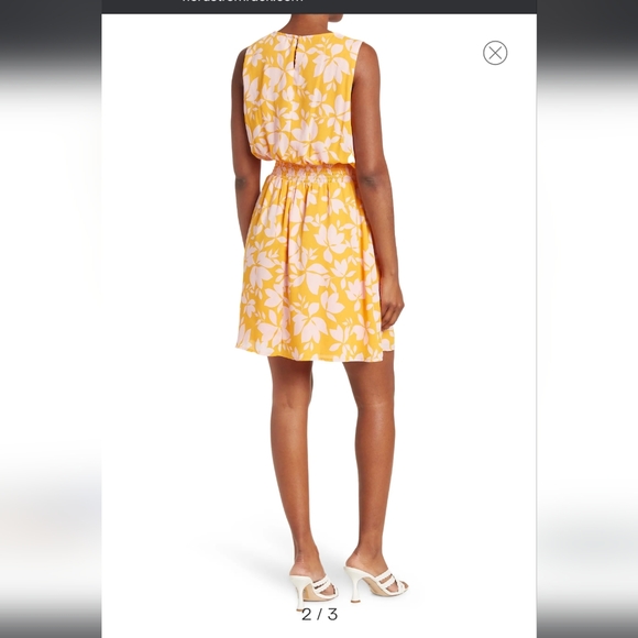 NWT Collective Concepts Red and White Floral Summer Dress Size M - Picture 7 of 7